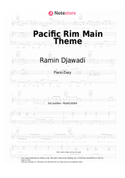 Sheet music, chords Ramin Djawadi - Pacific Rim Main Theme
