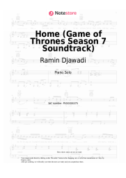 Sheet music, chords Ramin Djawadi - Home (Game of Thrones Season 7 Soundtrack)