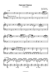 Sheet music, chords Alan Menken - Harvest Dance (From Aladdin)