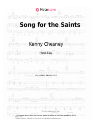undefined Kenny Chesney - Song for the Saints