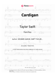 undefined Taylor Swift - Cardigan
