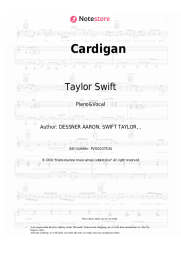 undefined Taylor Swift - Cardigan