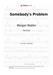 undefined Morgan Wallen - Somebody's Problem