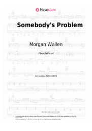 undefined Morgan Wallen - Somebody's Problem