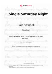 undefined Cole Swindell - Single Saturday Night