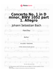 undefined Johann Sebastian Bach - Concerto No. 1 in D minor, BWV 1052 part 1. Allegro