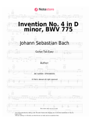 undefined Johann Sebastian Bach - Invention No. 4 in D minor, BWV 775