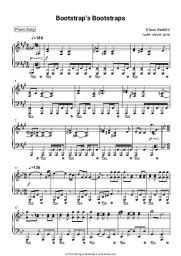 Sheet music, chords Klaus Badelt - Bootstrap's Bootstraps