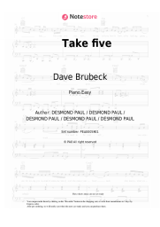 undefined Dave Brubeck - Take five