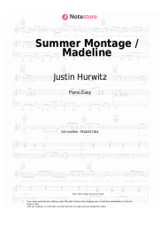 Sheet music, chords Justin Hurwitz - Summer Montage / Madeline