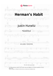 Sheet music, chords Justin Hurwitz - Herman’s Habit