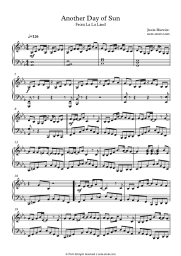 Sheet music, chords La La Land Cast - Another Day Of Sun