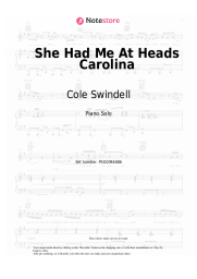 Sheet music, chords Cole Swindell - She Had Me At Heads Carolina