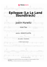 Sheet music, chords Justin Hurwitz - Epilogue (La La Land Soundtrack)